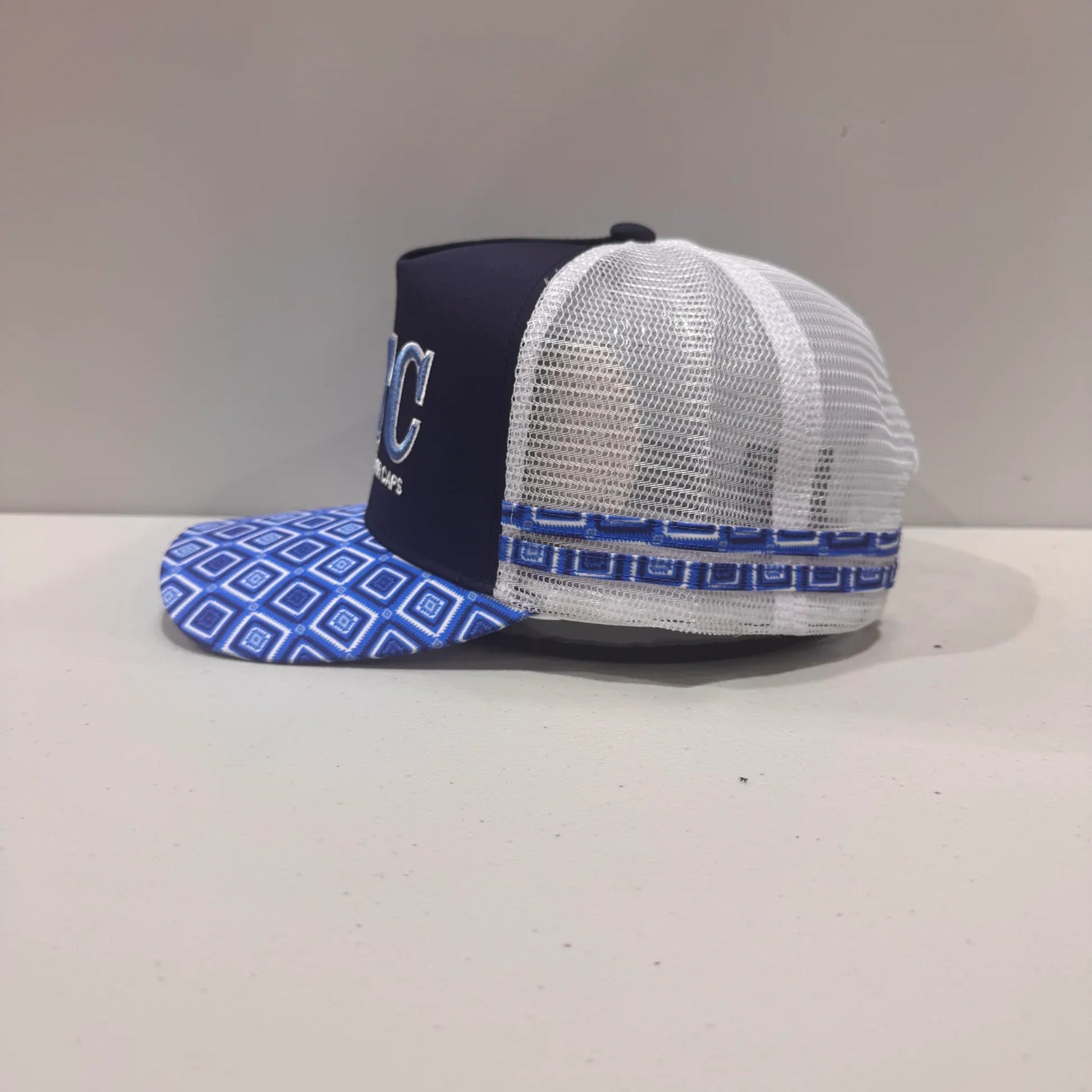 Country Trucker Caps Caps Blue CTC Cap Trucker Aztec Range Medium Peak