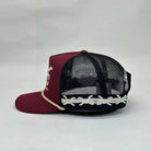 Country Trucker Caps Caps Maroon CTC Cap Trucker Barbed Wire