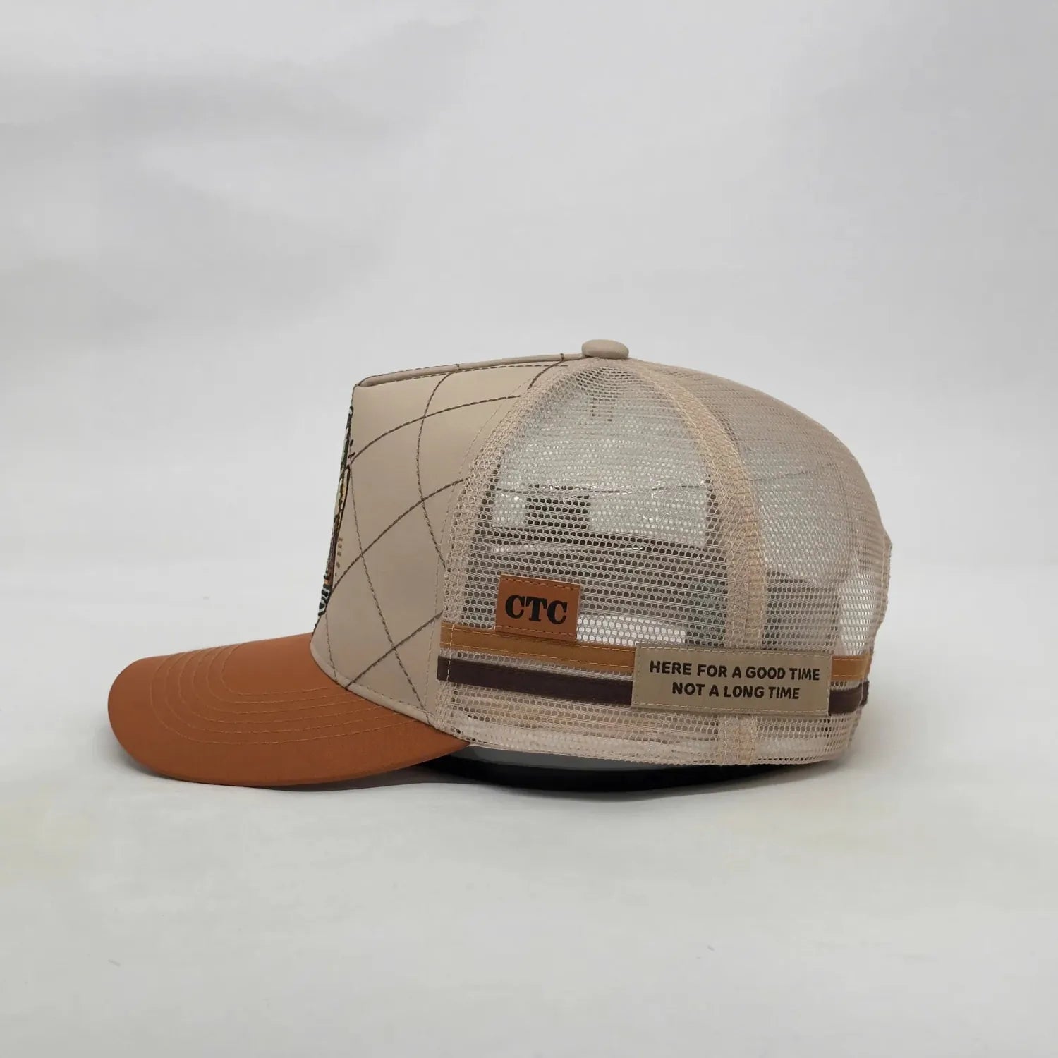 Country Trucker Caps Caps Rust/Beige CTC Cap Trucker Don't Tempt Me