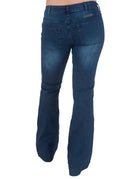 Cowgirl Tuff Womens Jeans 24L / Medium Wash Cowgirl Tuff Jeans Womens Just Tuff Trouser Natural Waist