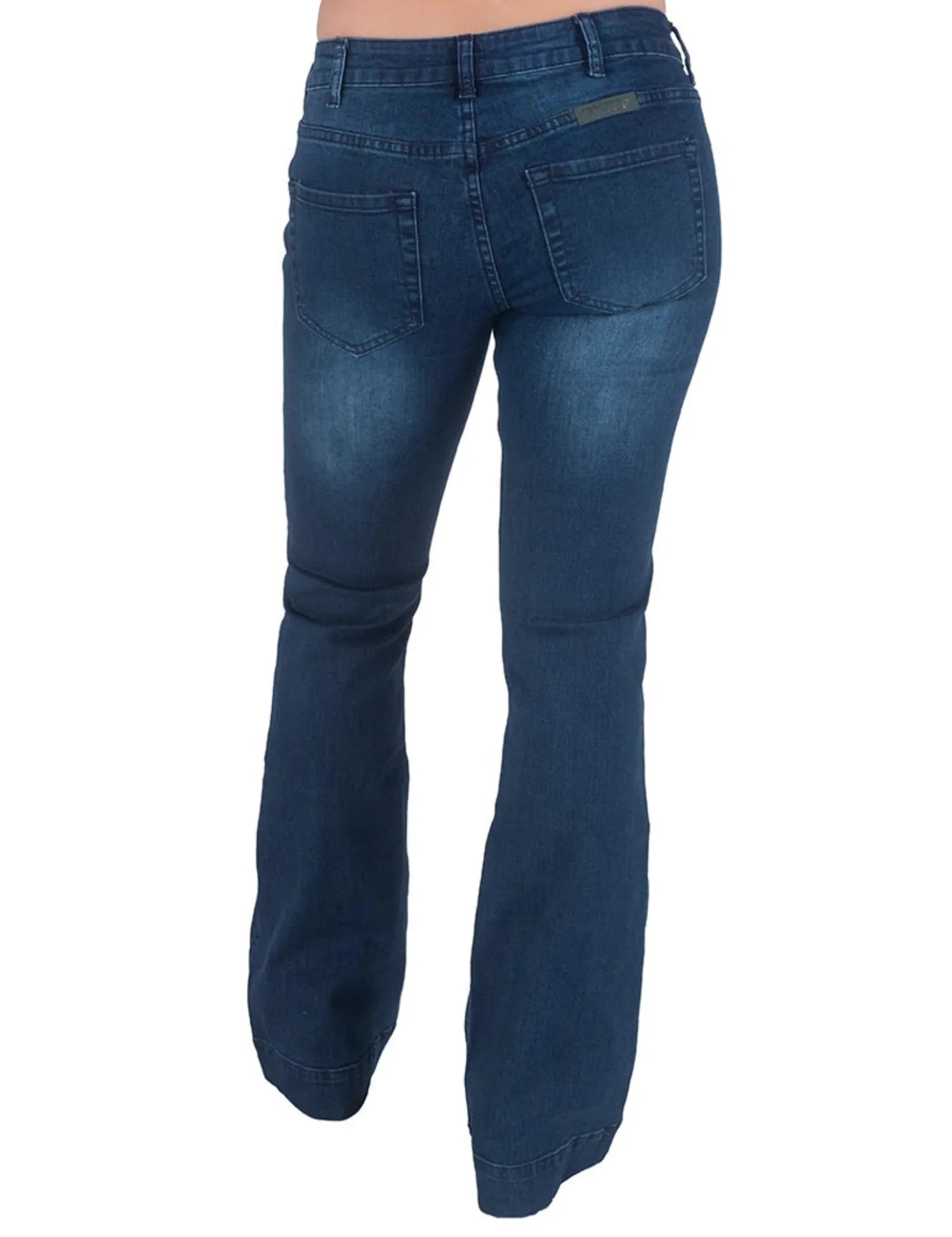 Cowgirl Tuff Womens Jeans 24L / Medium Wash Cowgirl Tuff Jeans Womens Just Tuff Trouser Natural Waist