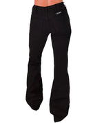 Cowgirl Tuff Womens Jeans 25x33 / Black Cowgirl Tuff Jeans Womens Sport Trouser Natural Waist
