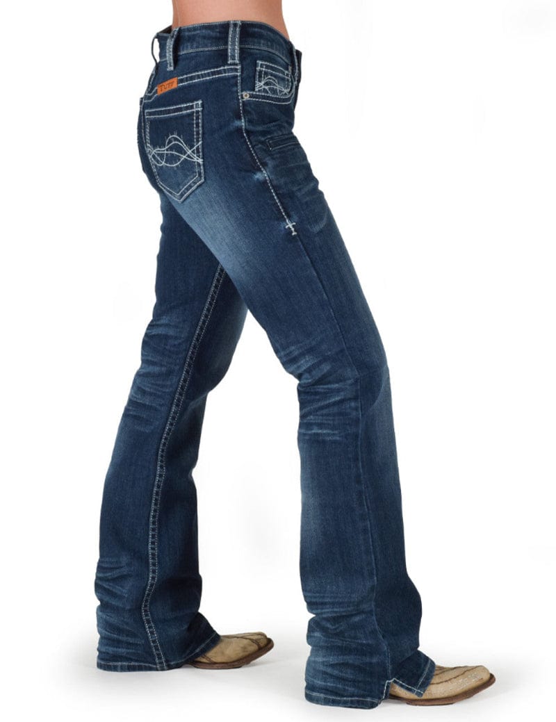 Cowgirl Tuff Womens Jeans Cowgirl Tuff Jeans Womens Summit White Natural Waist