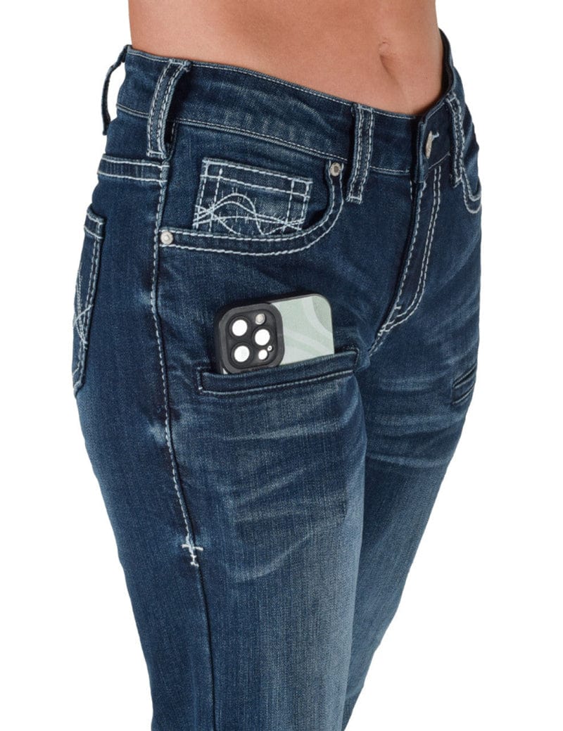 Cowgirl Tuff Womens Jeans Cowgirl Tuff Jeans Womens Summit White Natural Waist