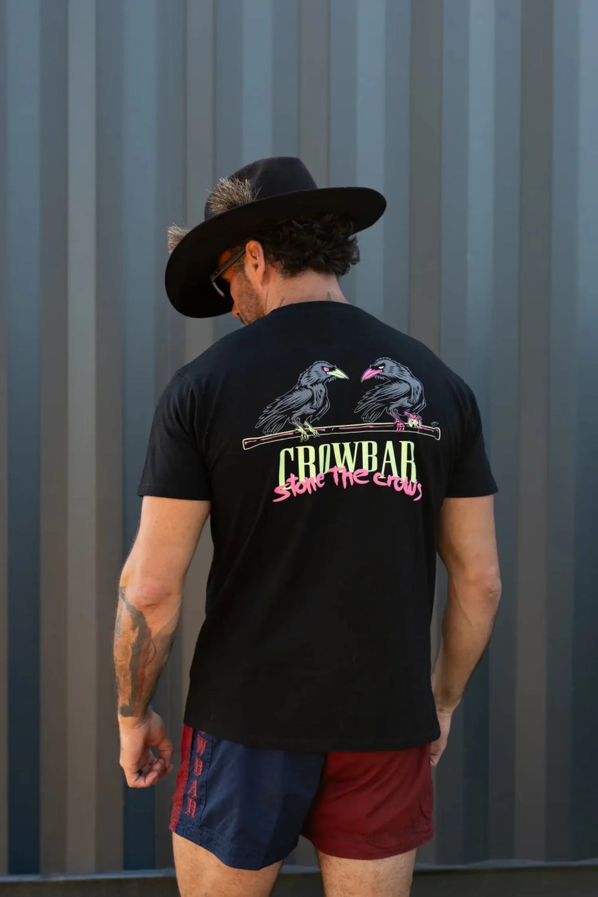 Crowbar Mens Shirts L / Black Crowbar Tee Mens Snitch