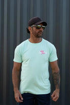 Crowbar Mens Shirts M / Misty Jade Crowbar Tee Mens Stone the Crows