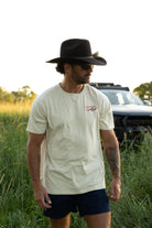 Crowbar Mens Shirts M / Pistacho Crowbar Tee Mens Cowboy Up