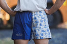 Crowbar Mens Shorts 32in / Happy Days/Navy Crowbar Shorts Mens Pauly