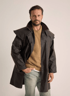 Drizabone Mens Jumpers, Jackets & Vests L / Heritage Brown Drizabone Jacket Ranger Oilskin