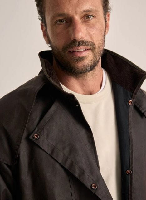 Drizabone Mens Jumpers- Jackets - Vests M / Heritage Brown Drizabone Coat Rider Oilskin Heritage