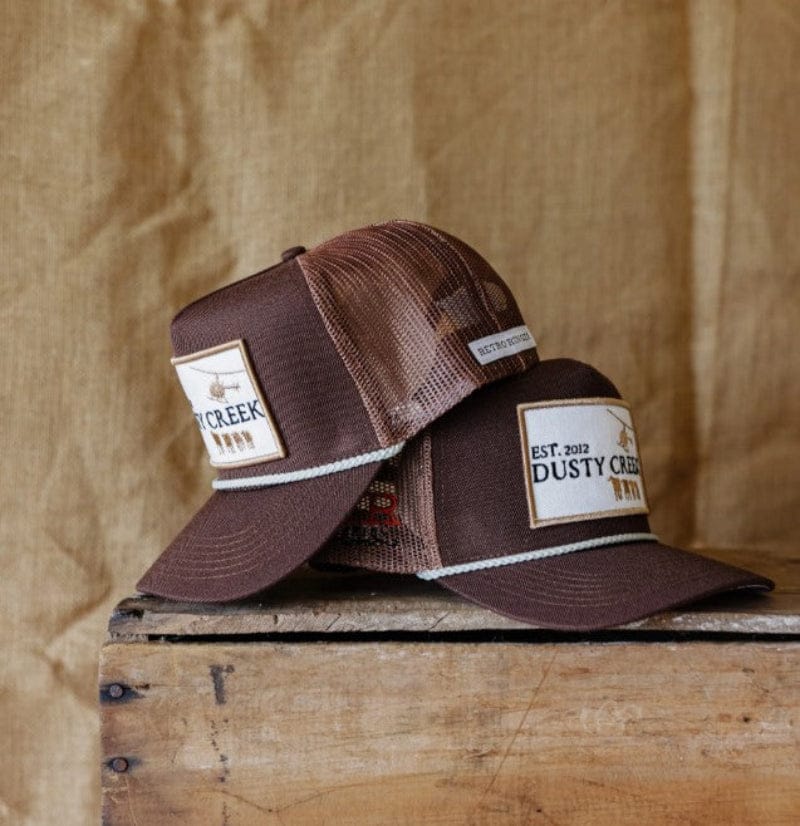 Dusty Creek Caps Brown Dusty Creek Cap Retro Ringer Catchin Chaos