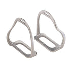 Equi-Steel Stirrups 11.5cm SS Bent Leg Safety Stirrups