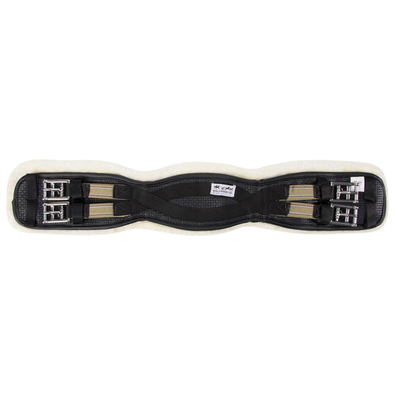 Equiprene Girths 65cm / Black Equi-Prene Wool Lined Dressage Girth