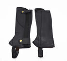 Eurohunter Chaps - Chapettes XL / Black Eurohunter Leather Chapettes with Zip