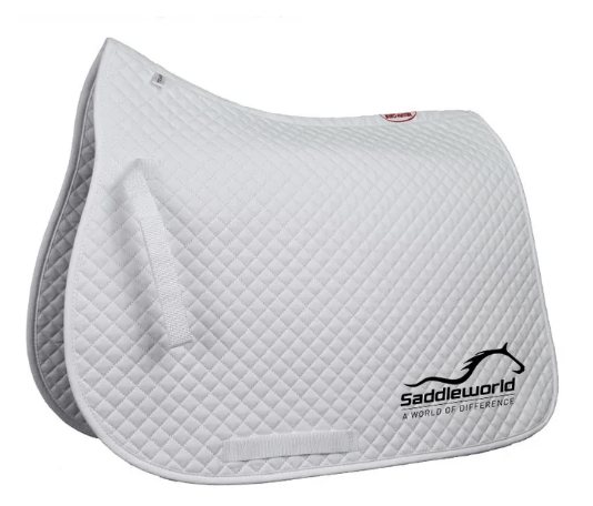 Eurohunter Saddle Pads English Full / White Eurohunter GP All Purpose Saddlecloth - Embroidered