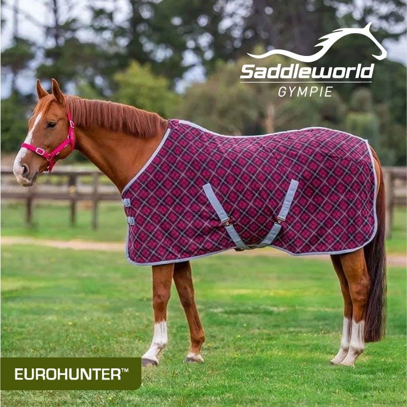 Eurohunter Winter Horse Rugs 5ft3 / Rhubarb Eurohunter Thredbo Fleece Rug