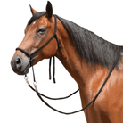 Ezy Ride Bridles Cob/Full / Black Bitless Bridle Braided