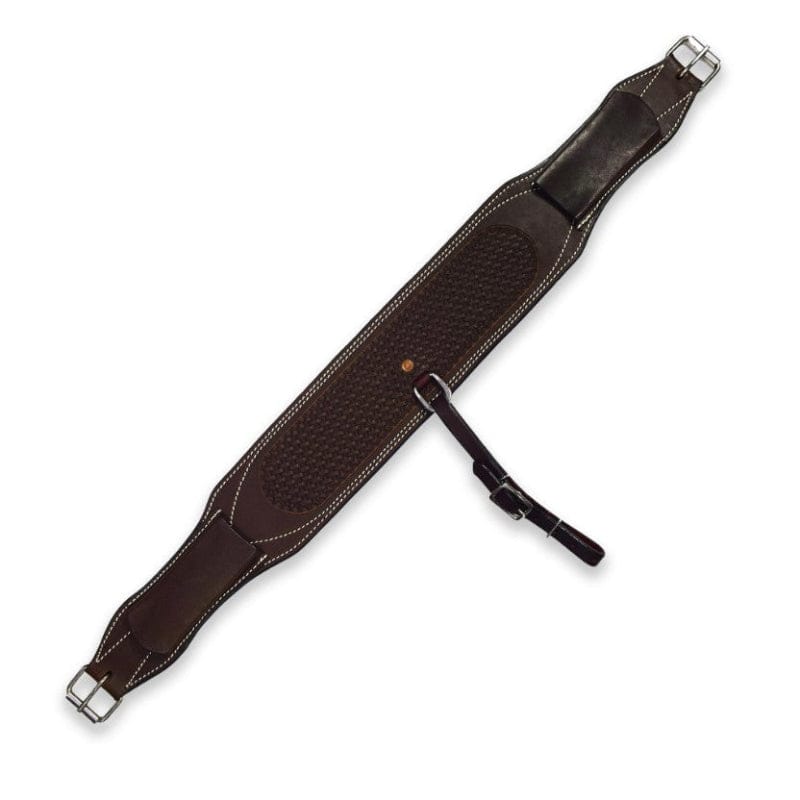 Ezy Ride Girth Accessories Chocolate Ezy Ride Flank Strap Basket Stamp