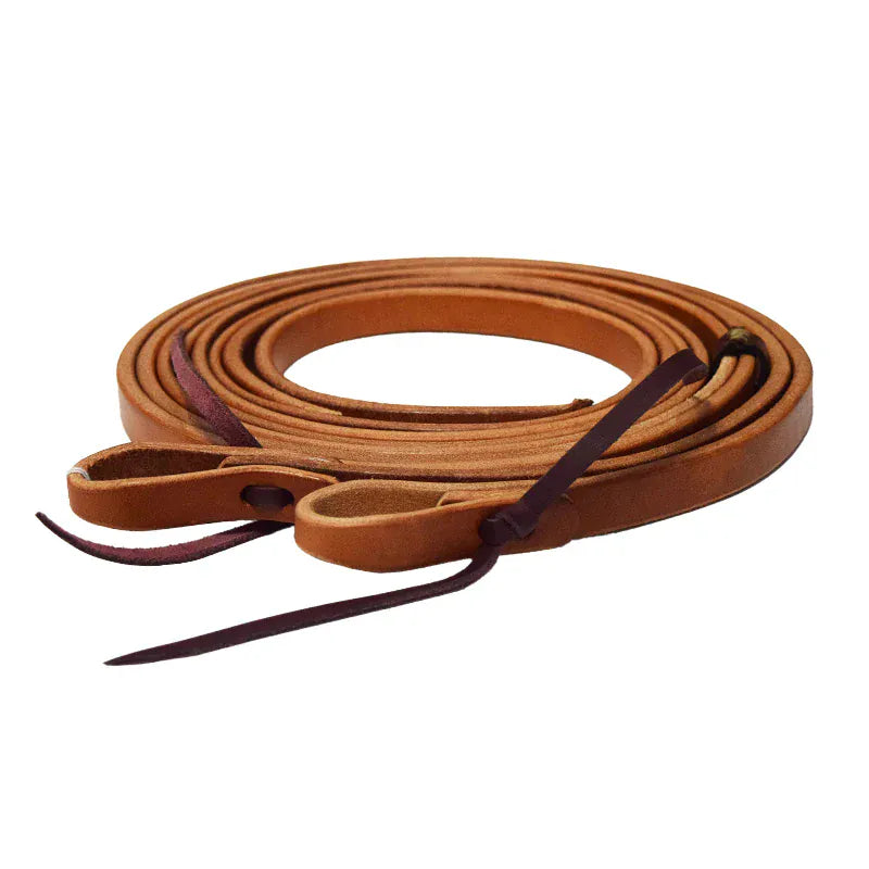 Ezy Ride Reins 1/2in Ezy Ride Reins Heavy Harness Leather Split