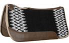 Ezy Ride Saddle Pads Western 32x32in / Black/Grey Ezy Ride Contoured Navajo/Tan Wool Saddlepad