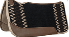 Ezy Ride Saddle Pads Western 32x32in / Black/Tan Ezy Ride Contoured Navajo/Tan Wool Saddlepad