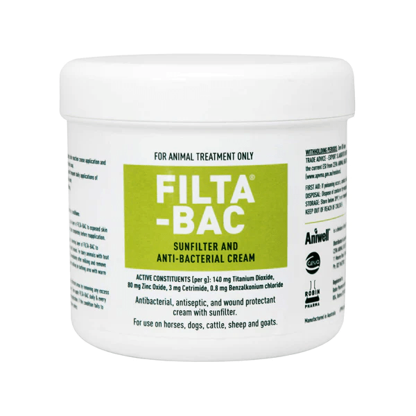 Filta-bac Vet & Feed 500gm Filta-Bac Anti-Bacterial Cream