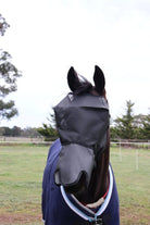 Fly Veils by Design Fly Masks & Bonnets Flyveils by Design Fly Veil 100% UV Blockout Shaped Nose (FVDBUV)