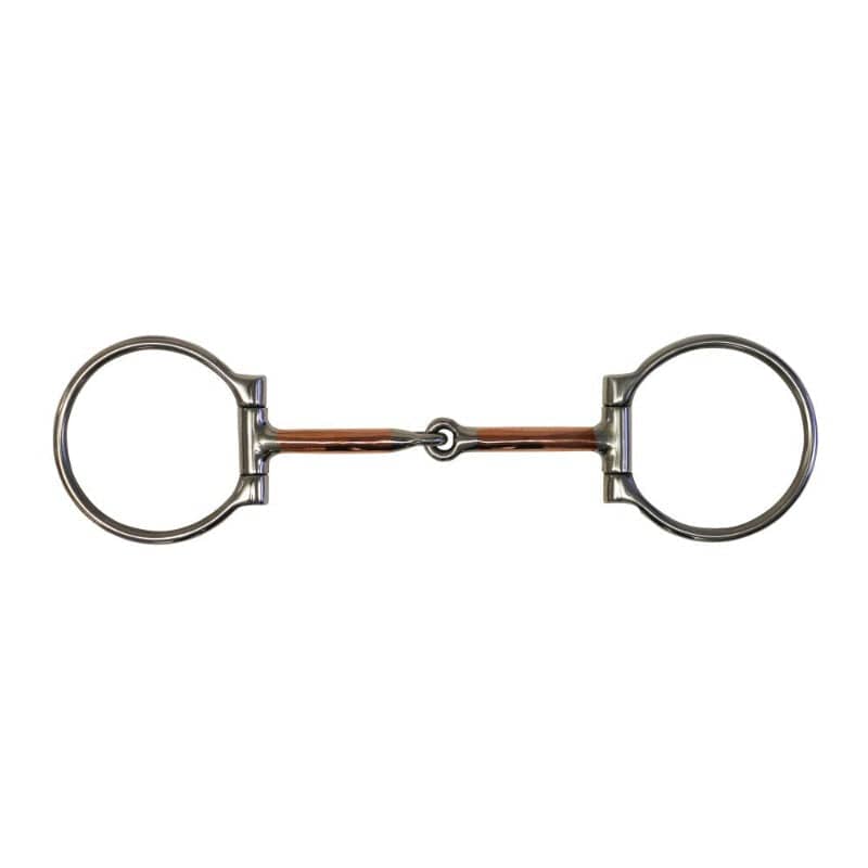 Fort Worth Bits 13cm Eggbutt snaffle Bit with Copper Mouth (FOR40-0050)