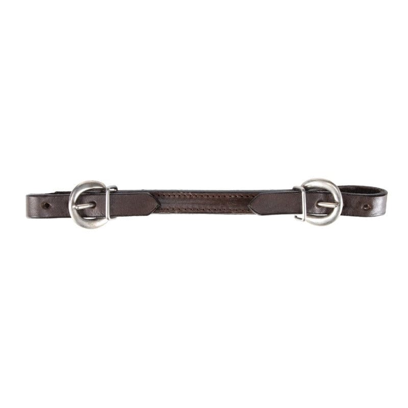 Fort Worth Bits Chestnut Fort Worth Curb Strap Flat (FOR24-0028)