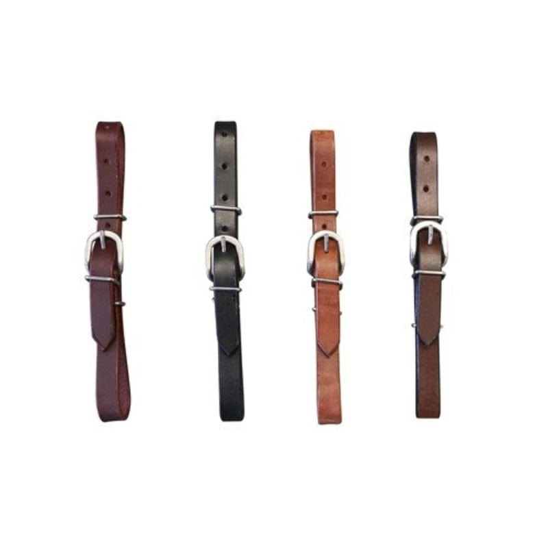 Fort Worth Bridle Accessories 5/8in / Chestnut Fort Worth Curb Strap Straight (FOR24-0030)