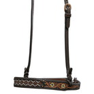 Fort Worth Bridle Accessories Cob/Full Fort Worth Noseband Antique Beaded