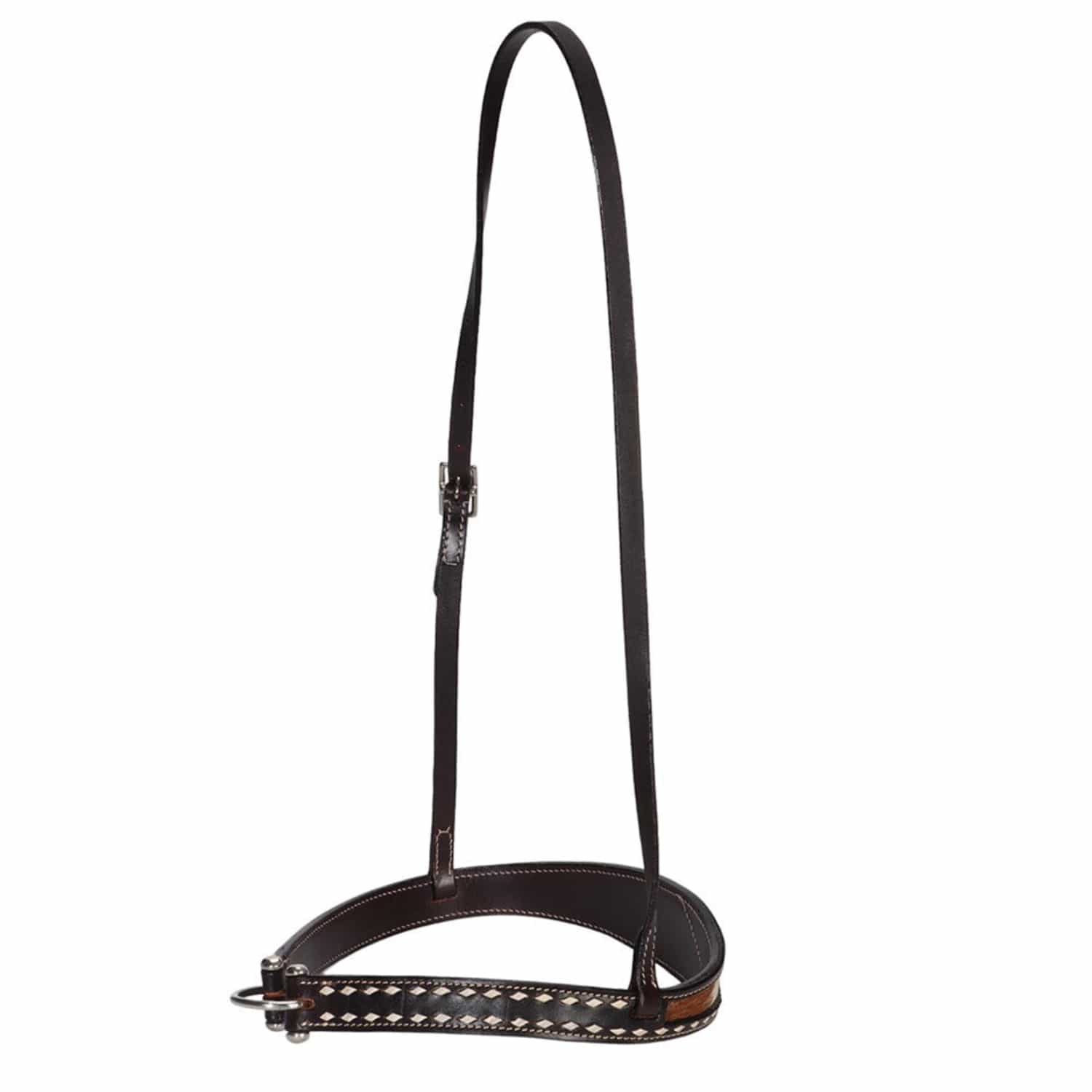 Fort Worth Bridle Accessories Cob/Full Fort Worth Noseband Halona Cowhide