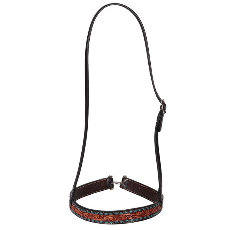 Fort Worth Bridle Accessories Fort Worth Noseband Odina Turquoise Buckstitched