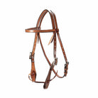 Fort Worth Bridles Chestnut Fort Worth Bridle Straight Browband