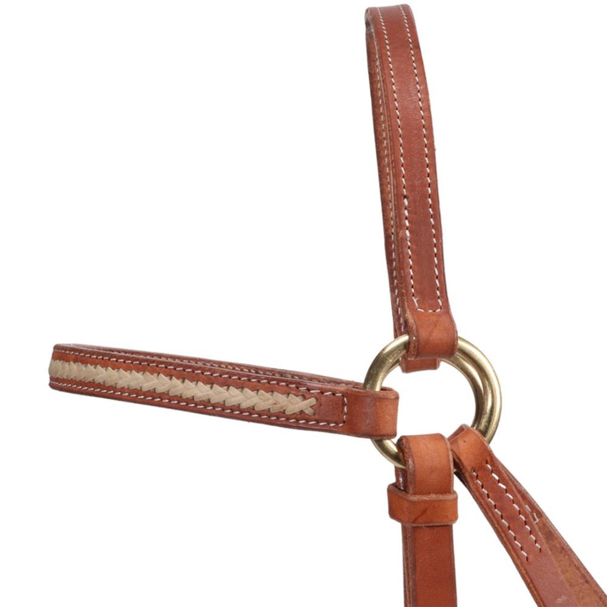 Fort Worth Bridles Cob / Harness Fort Worth Bridle Barcoo with Natural Rawhide