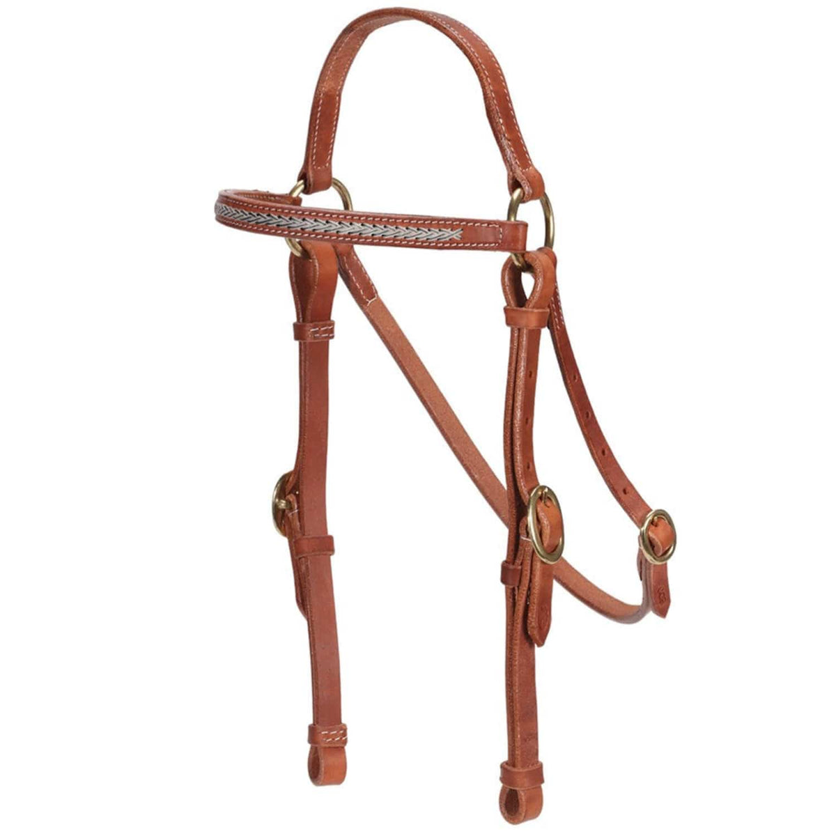Fort Worth Bridles Cob / Harness Fort Worth Bridle Barcoo with Two Tone Rawhide