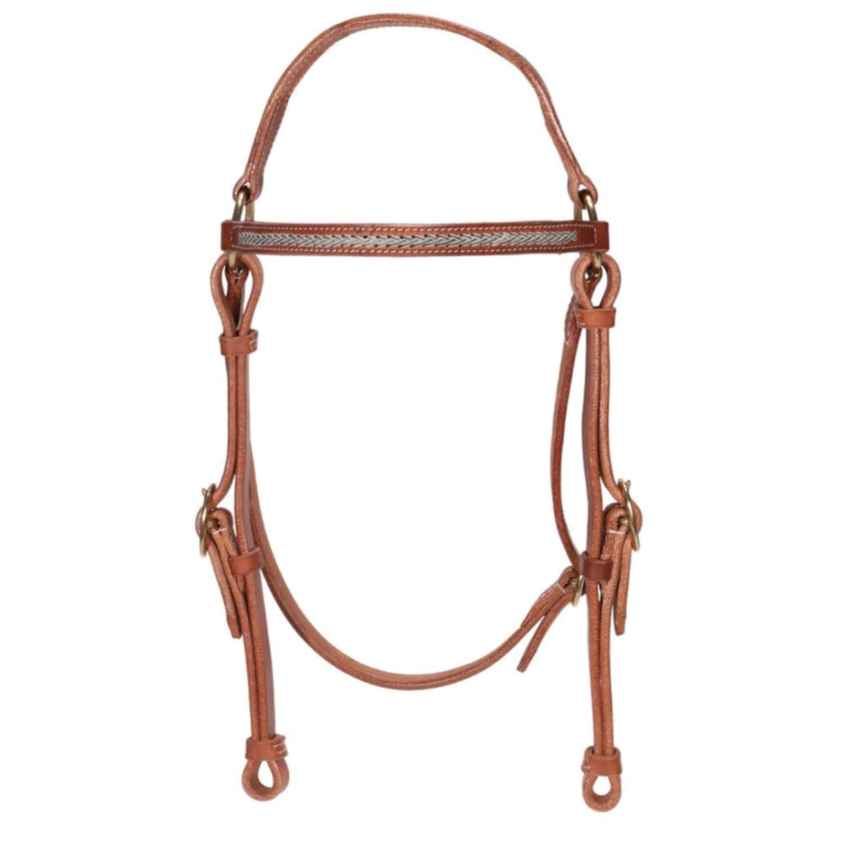 Fort Worth Bridles Cob / Harness Fort Worth Bridle Barcoo with Two Tone Rawhide