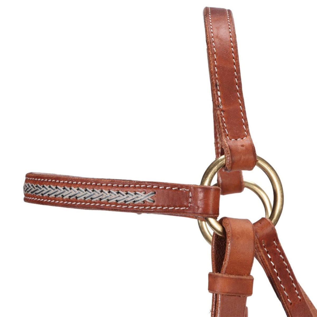 Fort Worth Bridles Cob / Harness Fort Worth Bridle Barcoo with Two Tone Rawhide