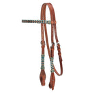 Fort Worth Bridles Fort Worth Headstall Aponi Turquoise Two-Tone