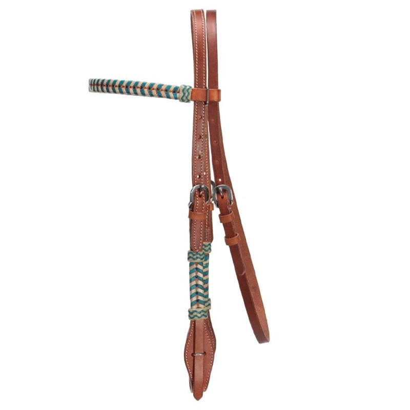 Fort Worth Bridles Fort Worth Headstall Aponi Turquoise Two-Tone