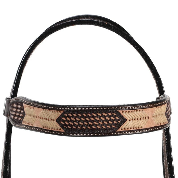 Fort Worth Bridles Fort Worth Headstall Cochise Two-Tone