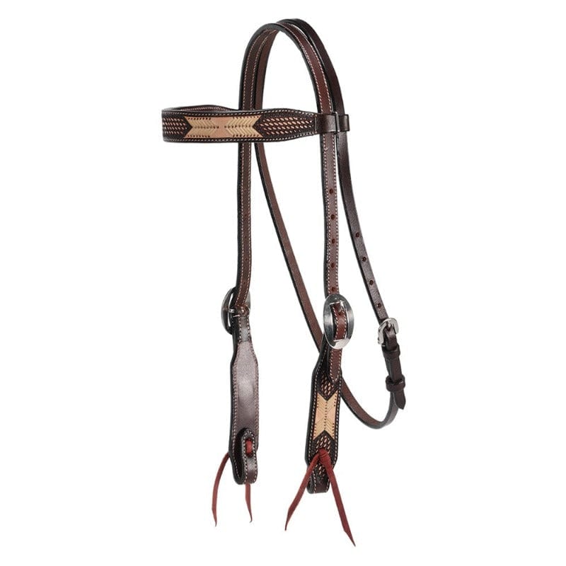 Fort Worth Bridles Fort Worth Headstall Cochise Two-Tone