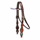 Fort Worth Bridles Turquoise Fort Worth Headstall Stones