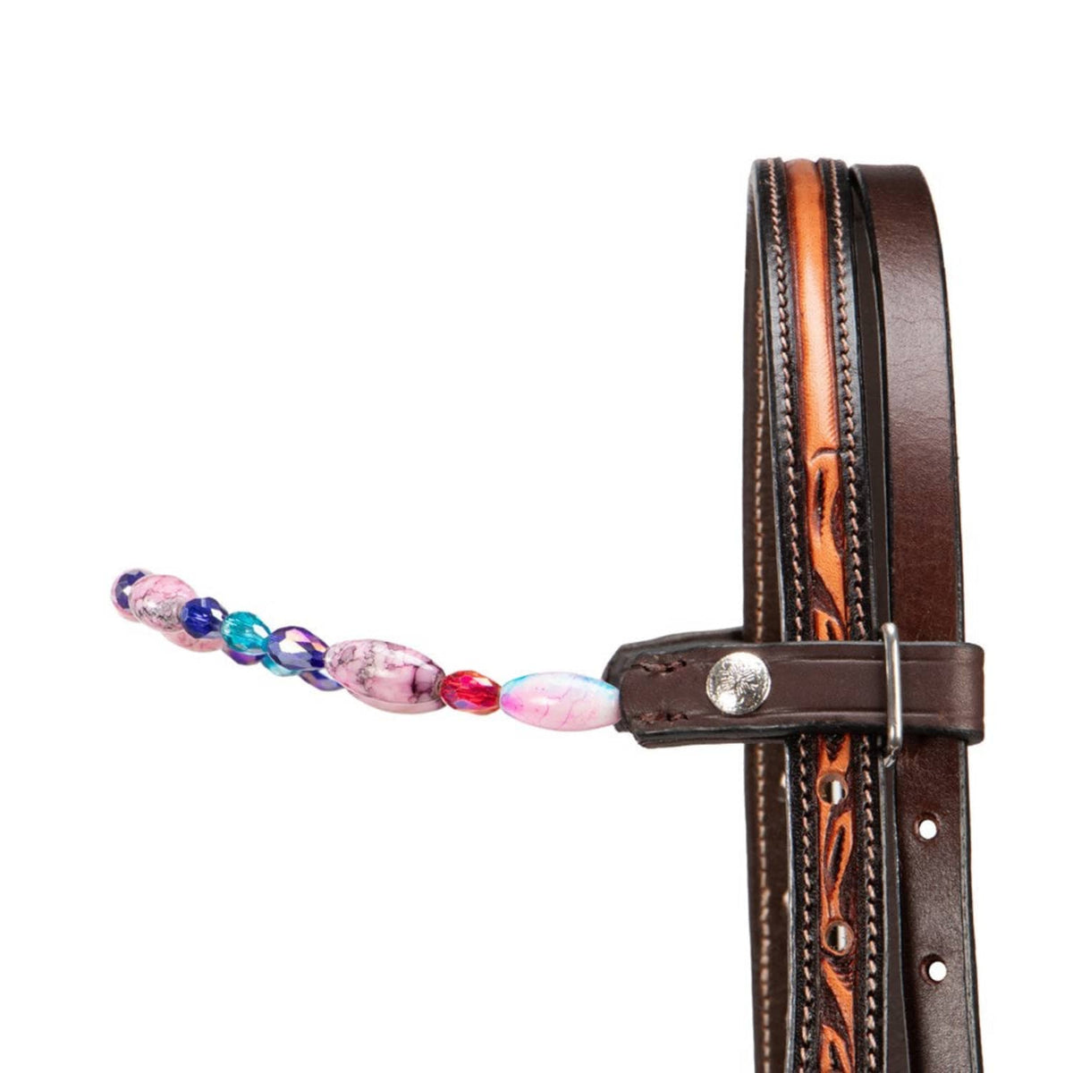 Fort Worth Bridles Turquoise Fort Worth Headstall Stones
