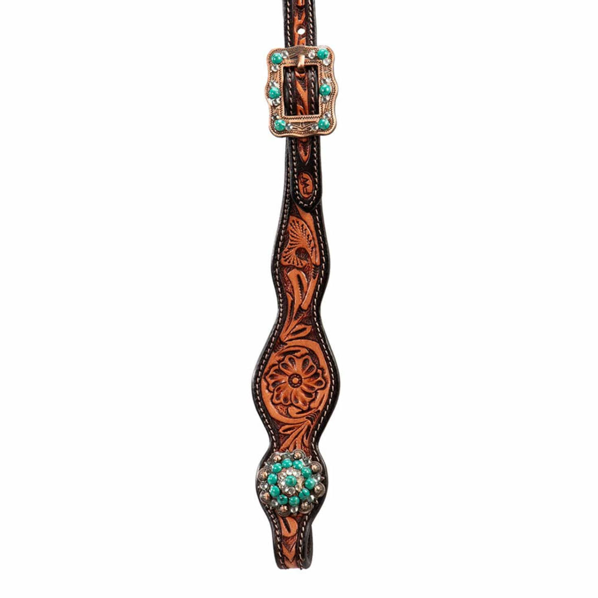 Fort Worth Bridles Turquoise Fort Worth Headstall Stones