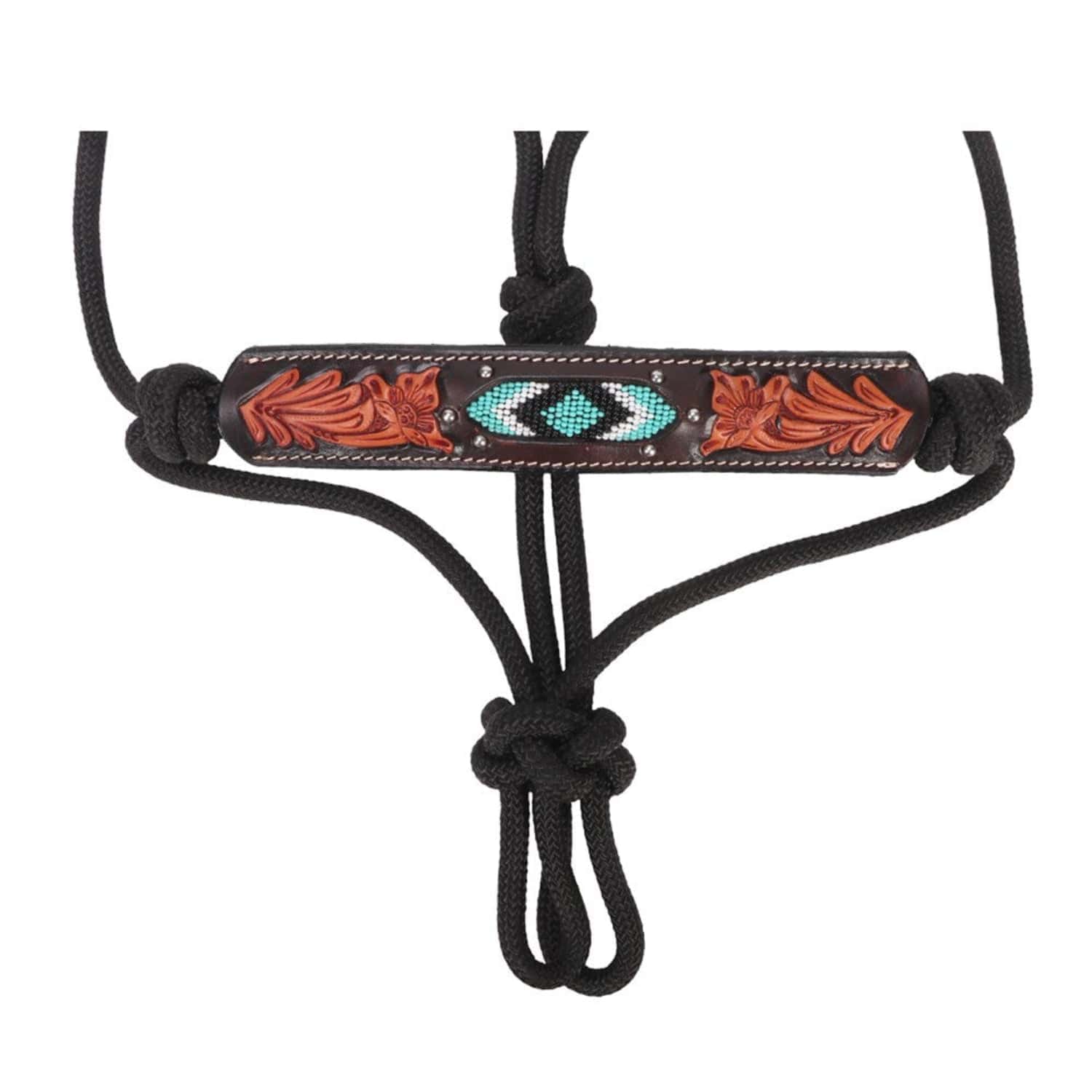 Fort Worth Halters Turquoise Fort Worth Halter Leather Nose