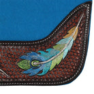 Fort Worth Saddle Pads Western Fort Worth Saddle Pad Feather Tooled Felt