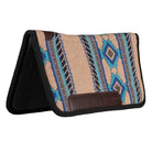 Fort Worth Saddle Pads Western Turquoise Fort Worth Contoured 32inx32in Saddle Pad