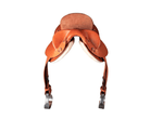 Fort Worth Saddles 17in / Tan Fort Worth Swinging Fender Saddle Adjustable Gullet