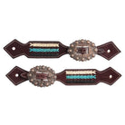 Fort Worth Spur Straps Fort Worth Diamond Spur Straps Brown (FOR23-1030)